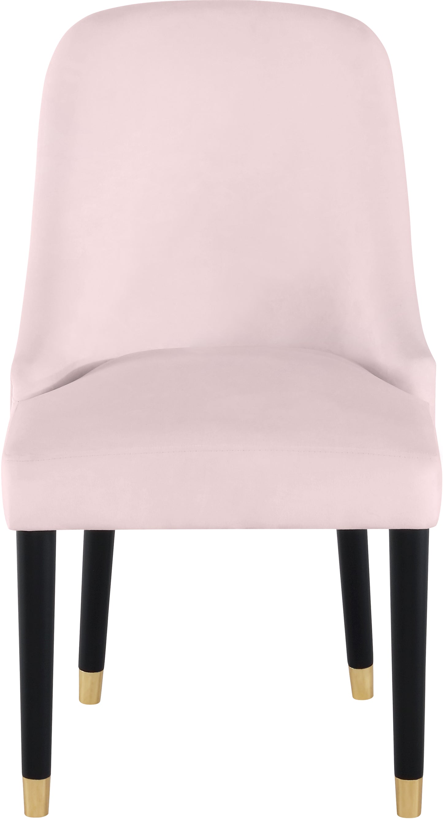 nicola pink velvet dining chair c