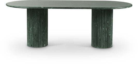 Starburst Green Marble Dining Table (3 Boxes)