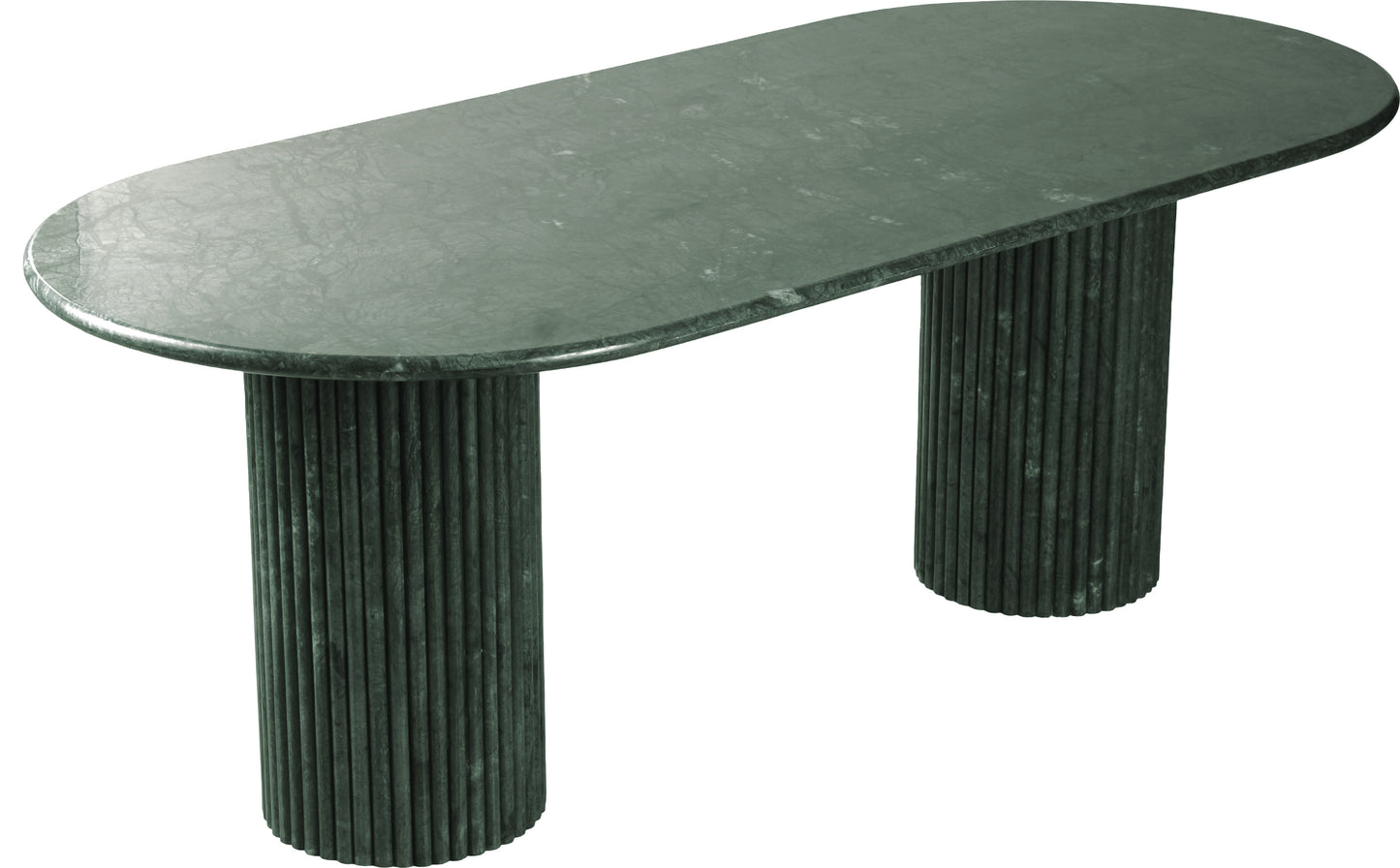 starburst green marble dining table (3 boxes)