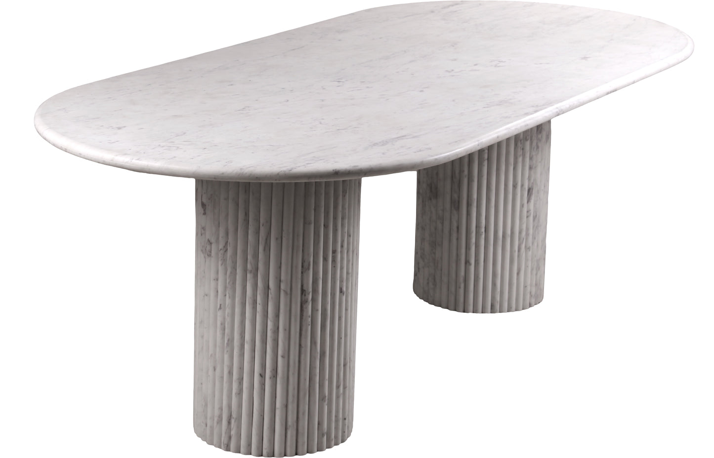 starburst white marble dining table (3 boxes)