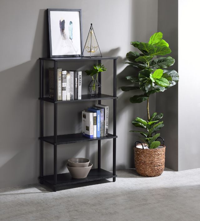 levian bookshelf, black finish