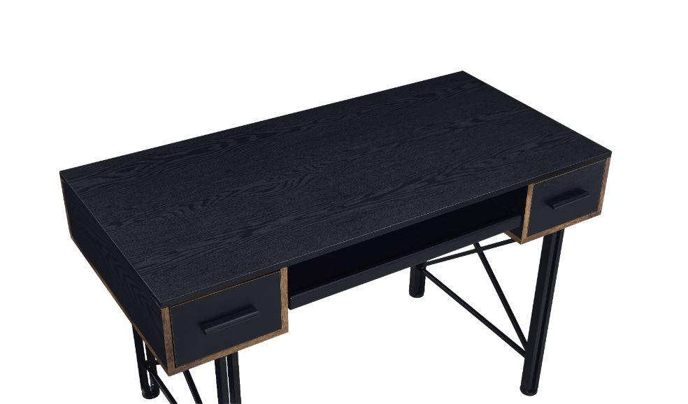 limbra computer desk, black finish