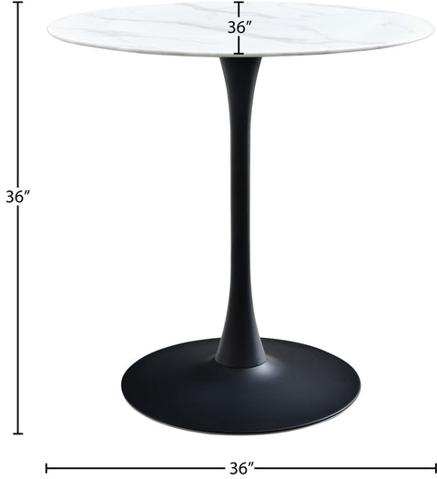 Cresthill Matte Black Counter Height Table (3 Boxes) T