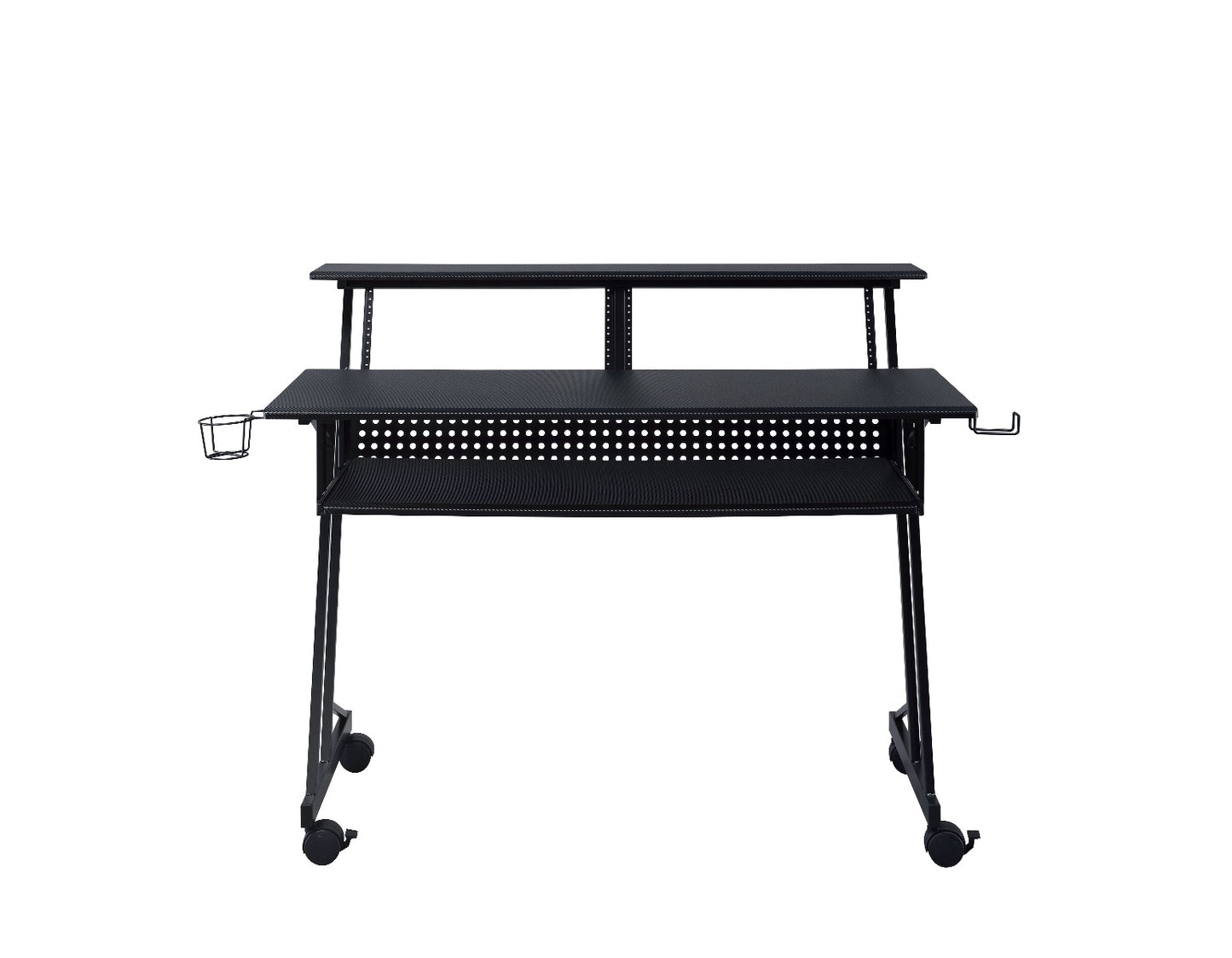 logan music recording studio desk, black finish