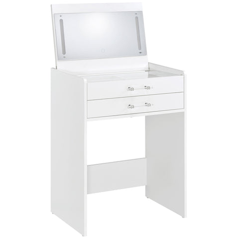 Maderia 3-drawer Makeup Vanity & Stool Set White High GlossWhite High Gloss