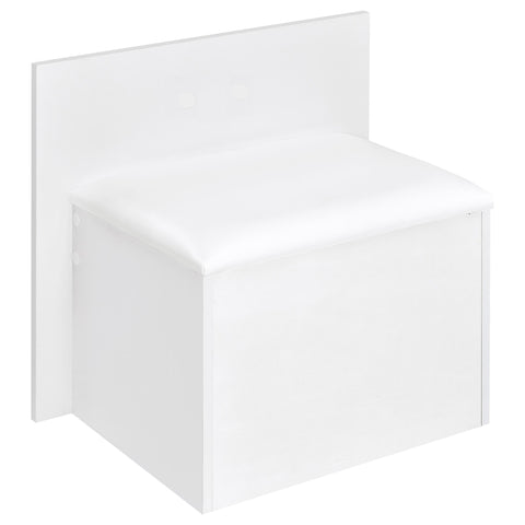Stabler 2-drawer Vanity Set with LED Mirror White High Gloss