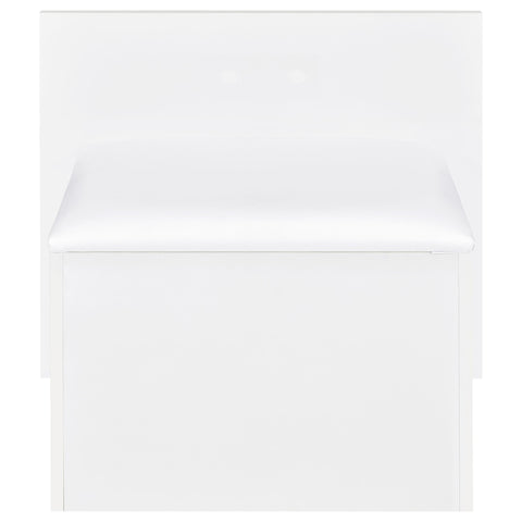 Stabler 2-drawer Vanity Set with LED Mirror White High Gloss