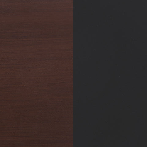 Serena 2-drawer Side Table with Shelf Rust BrownRust Brown