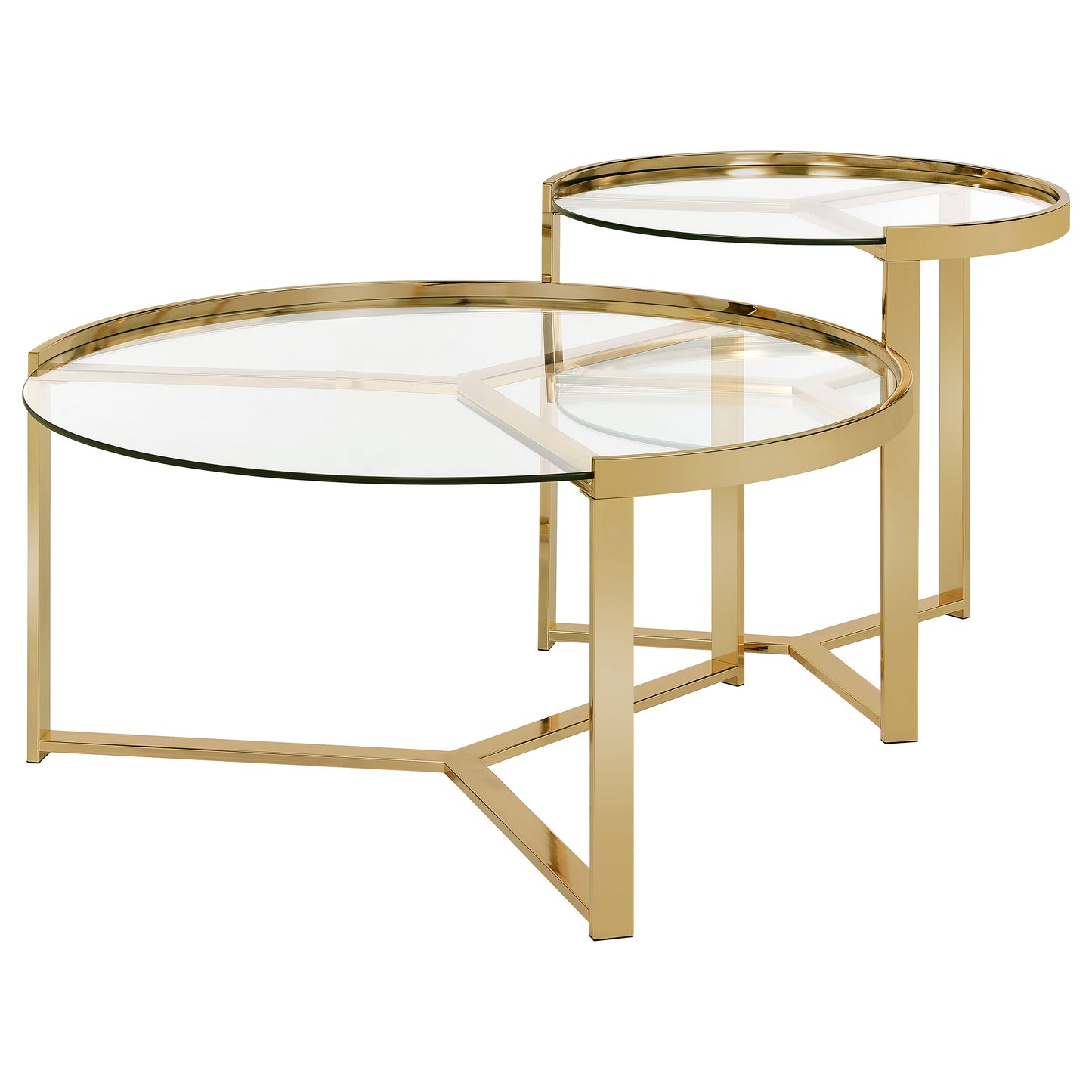 2 pc nesting coffee table