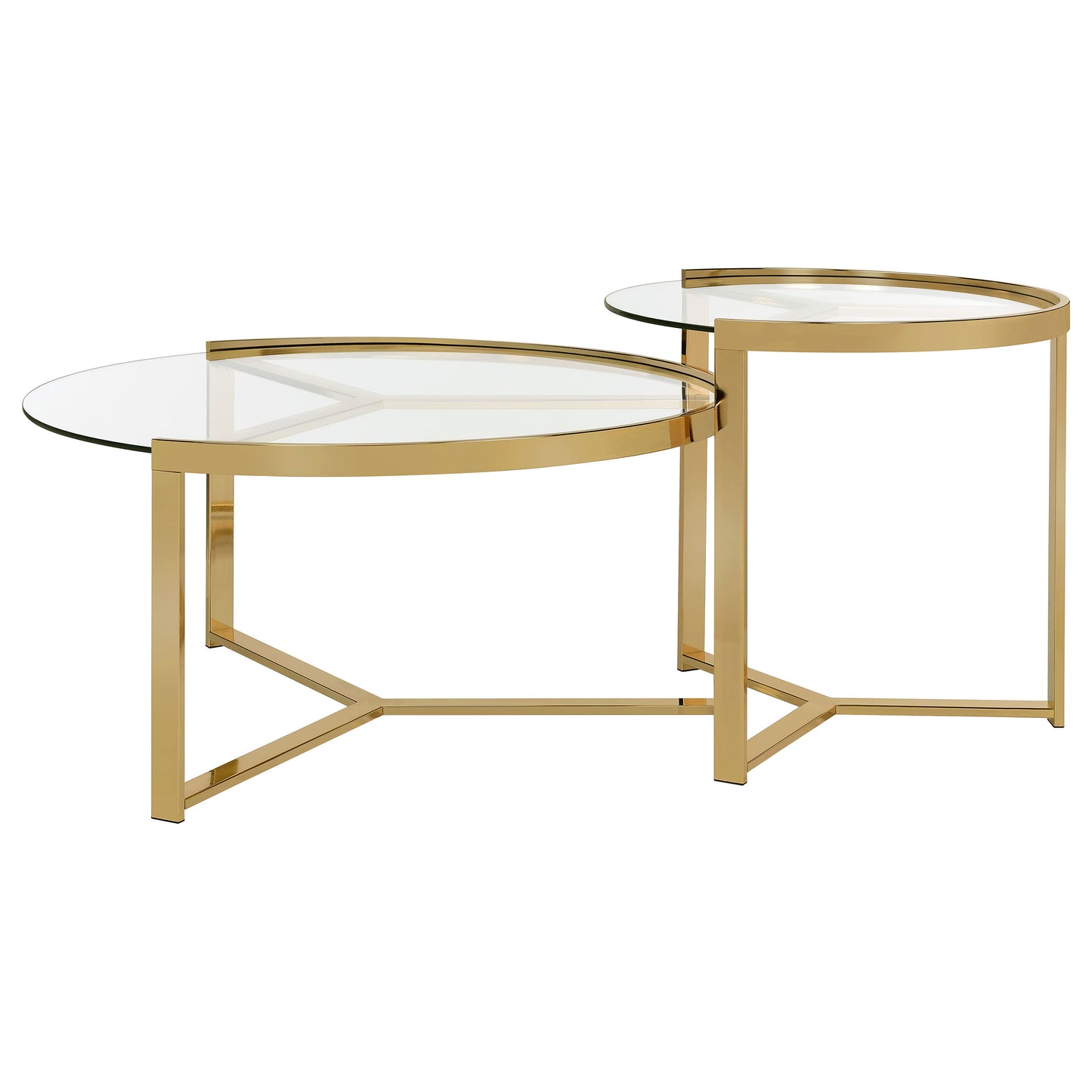 2 pc nesting coffee table