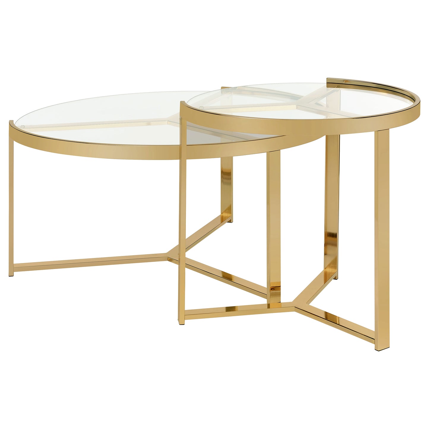 2 pc nesting coffee table