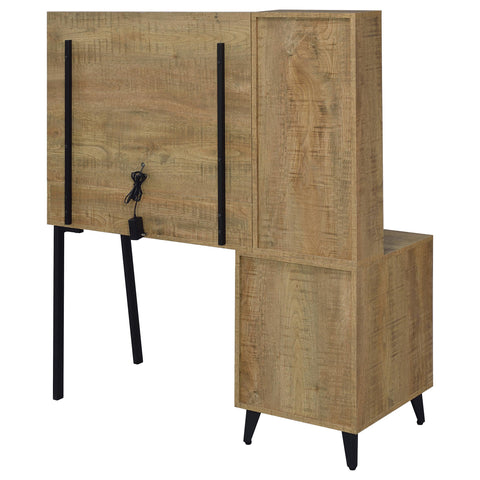 Pace 5-Drawer Makeup Vanity Table With LED Mirror Mango