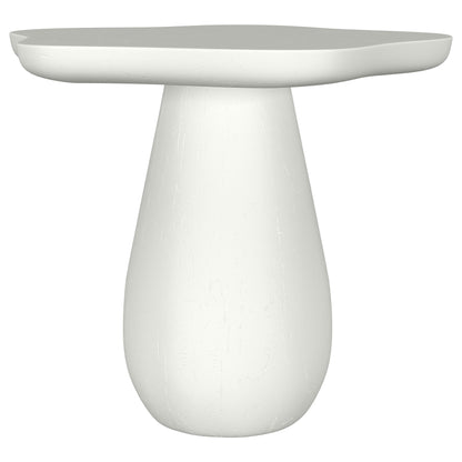 Simeon 17-inch Side Table with Cloud-Shaped Top Off White