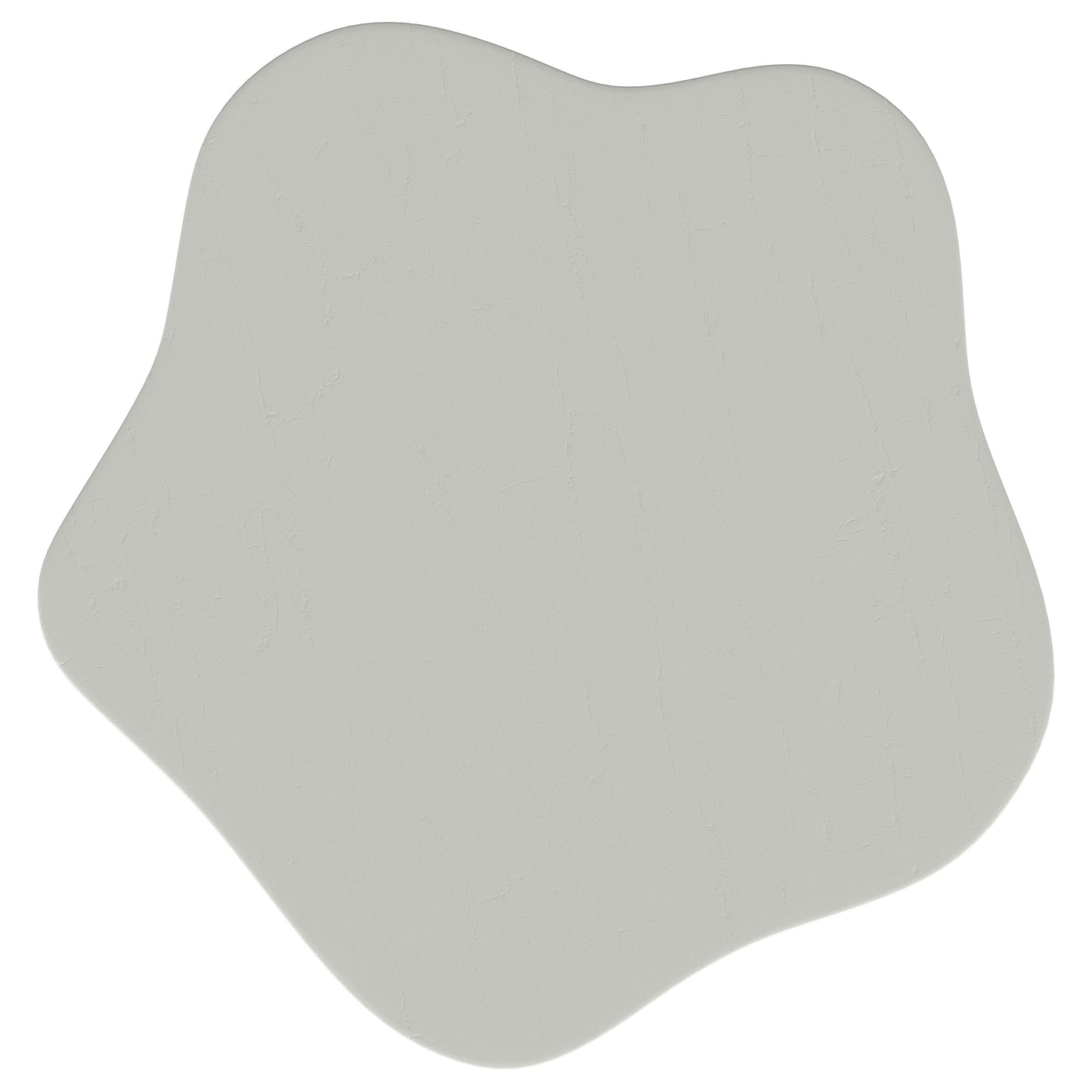 simeon 17-inch side table with cloud-shaped top off white