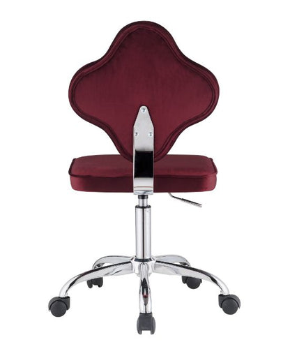 Lucinda Office Chair, Red Velvet