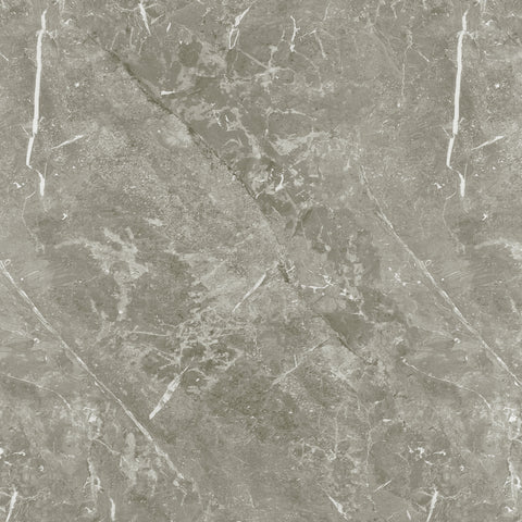 Sora C-shaped Side Table USB Charging Grey Faux MarbleGrey Faux Marble