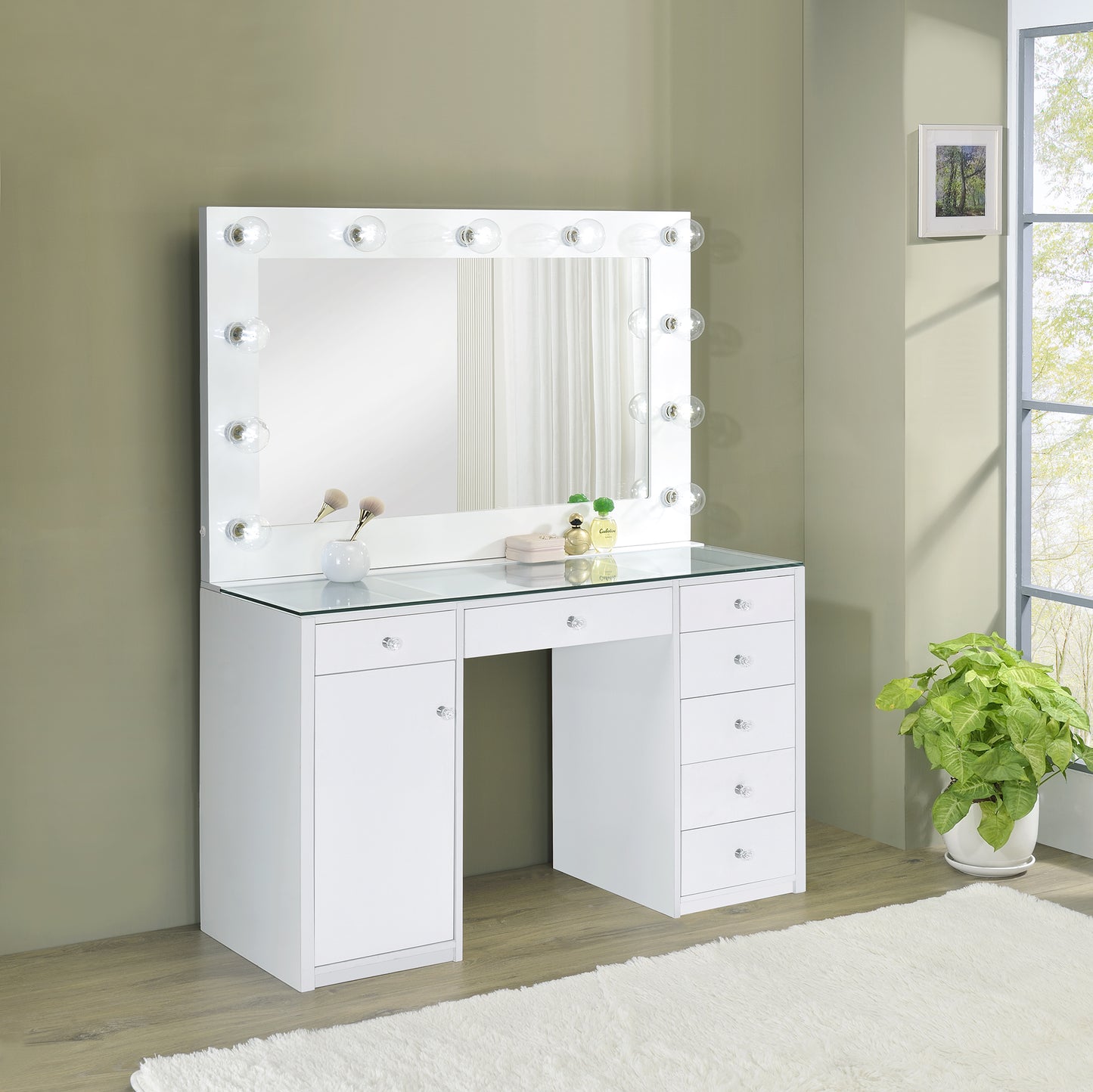 vanity table & mirror