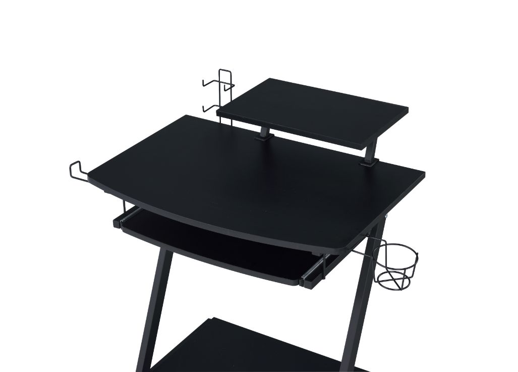 lyndon gaming desk, black finish