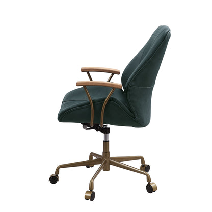 Kolin Office Chair, Dark Green Top Grain Leather