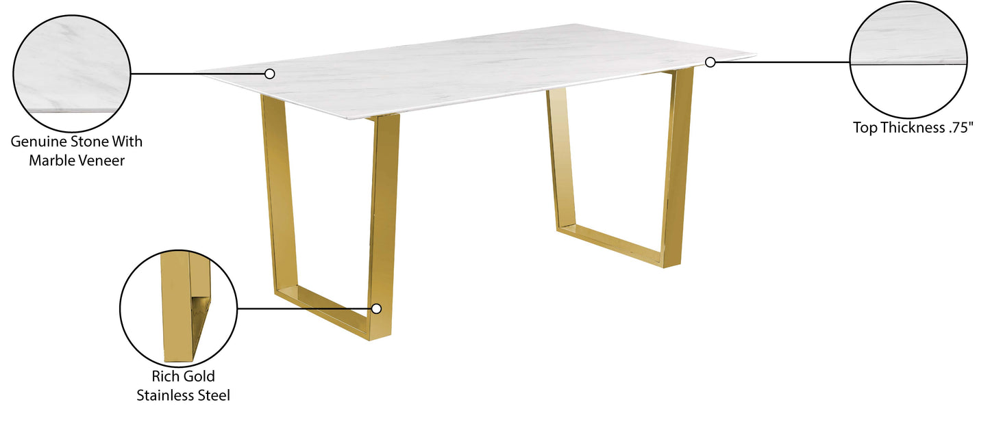 bliss white dining table t