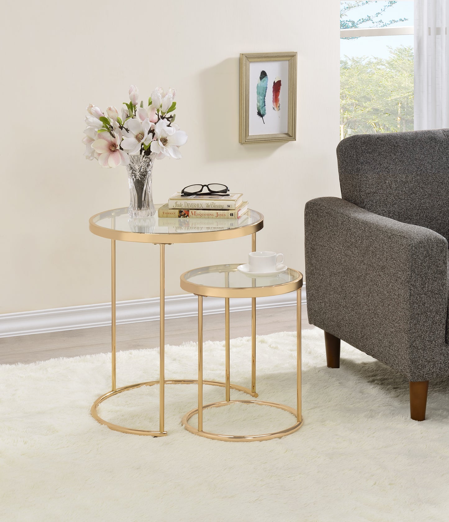 2 pc nesting table