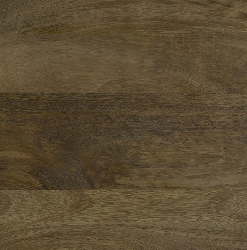 Bonwick Round Accent Table with Open Shelf Natural and GunmetalNatural