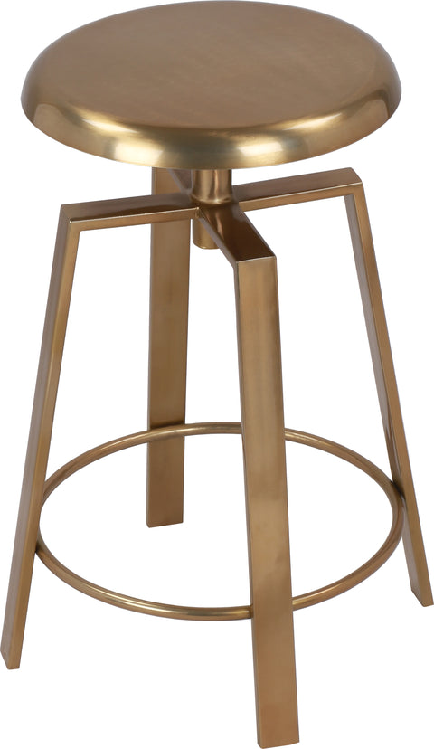 Palladium Gold Iron Counter/Bar Stool Gold