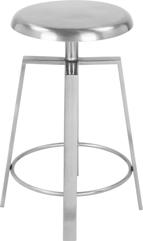 Palladium Silver Iron Counter/Bar Stool Silver