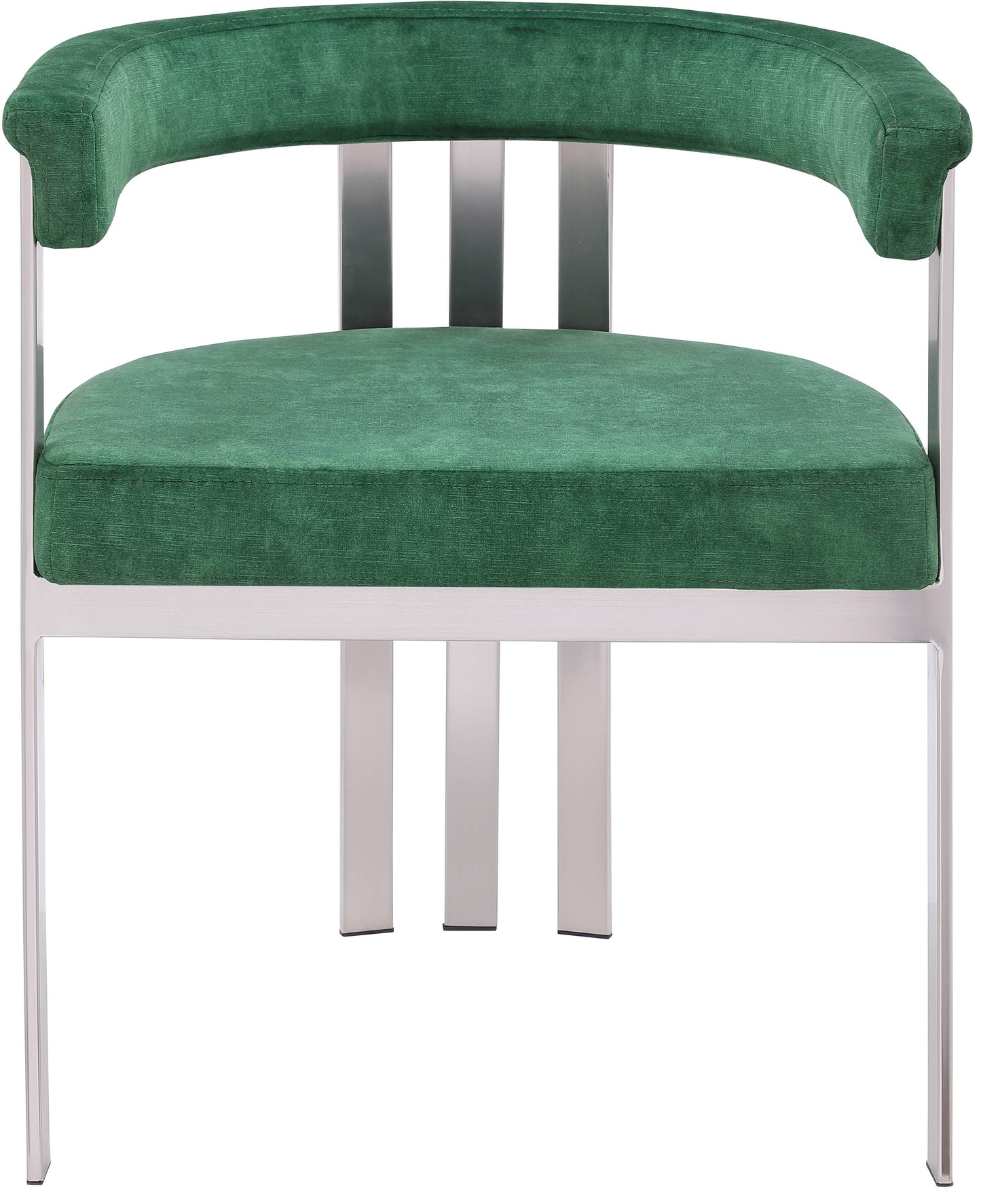 elijah green velvet dining chair c