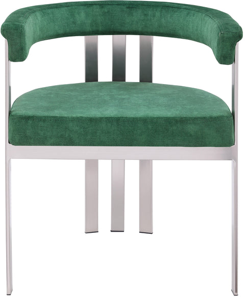 Elijah Green Velvet Dining Chair C