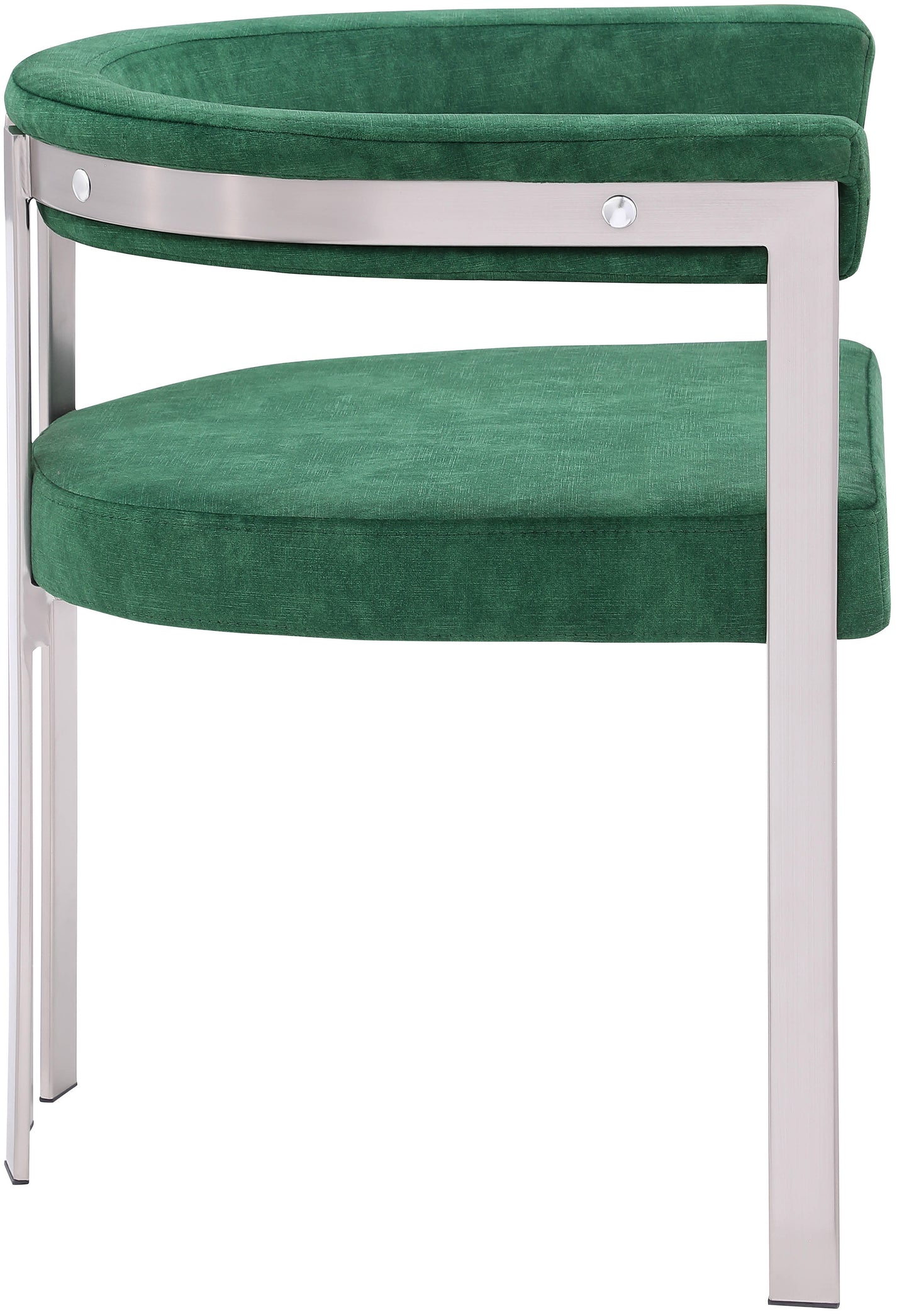 elijah green velvet dining chair c