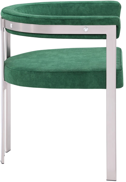 Elijah Green Velvet Dining Chair C