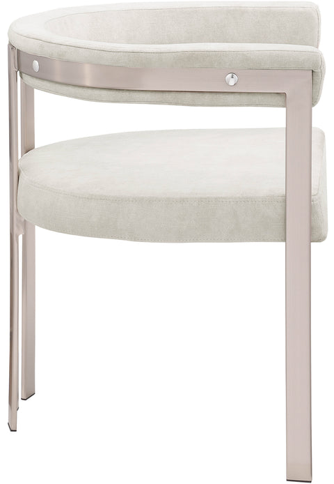 Elijah Stone Velvet Dining Chair C