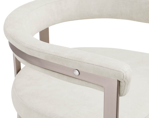 Elijah Stone Velvet Dining Chair C