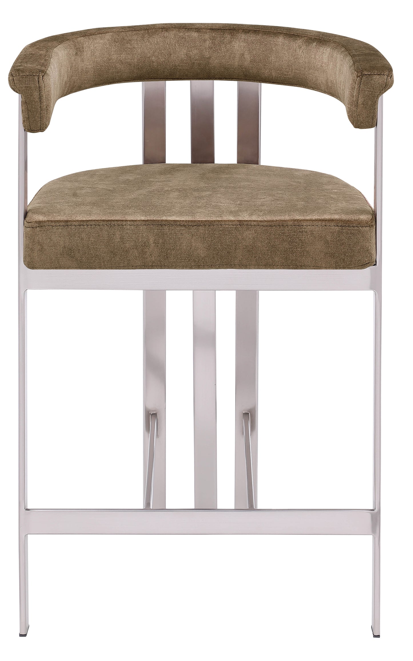 elijah brown velvet counter stool c