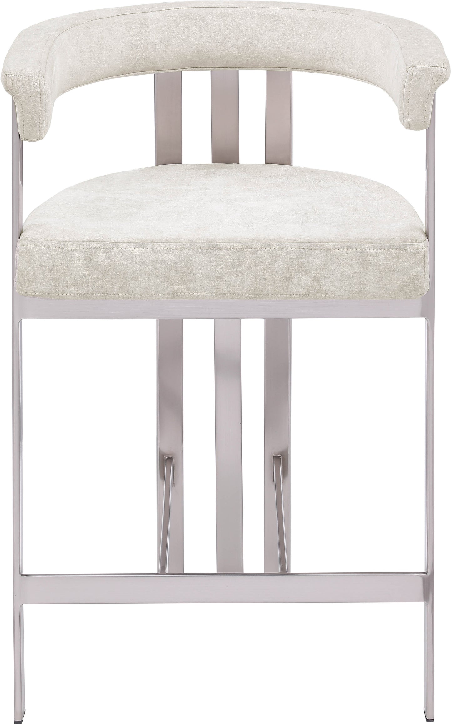 elijah stone velvet counter stool c