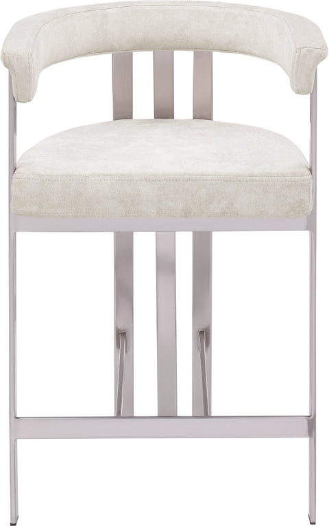 Elijah Stone Velvet Counter Stool C
