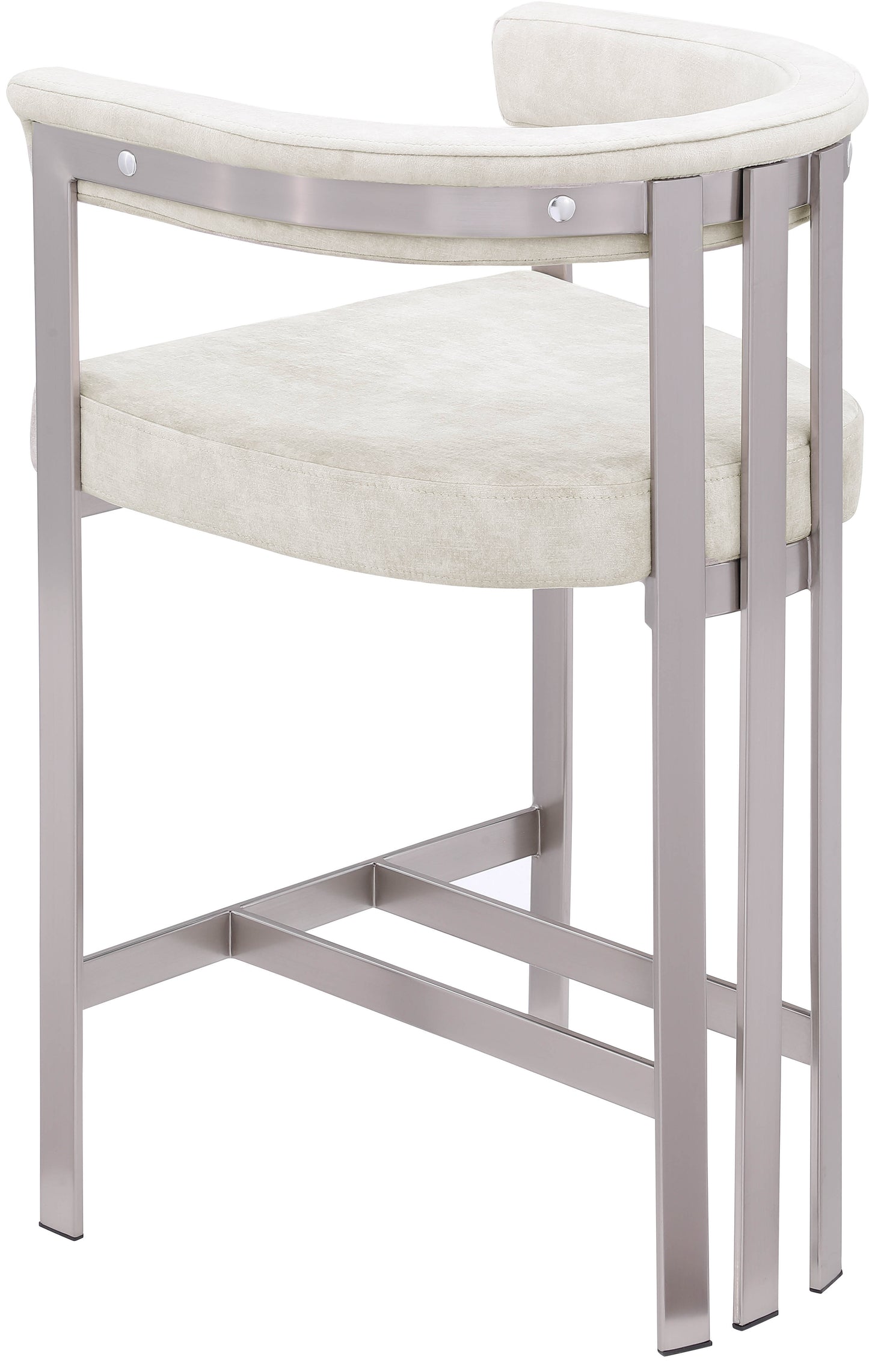 elijah stone velvet counter stool c