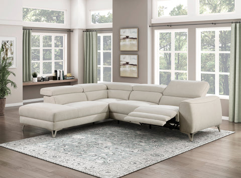 Eunice (2)2-Piece Power Reclining Sectional with Left Chaise
