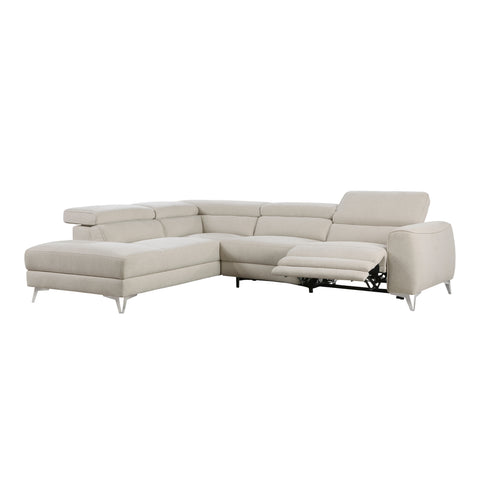 Eunice (2)2-Piece Power Reclining Sectional with Left Chaise