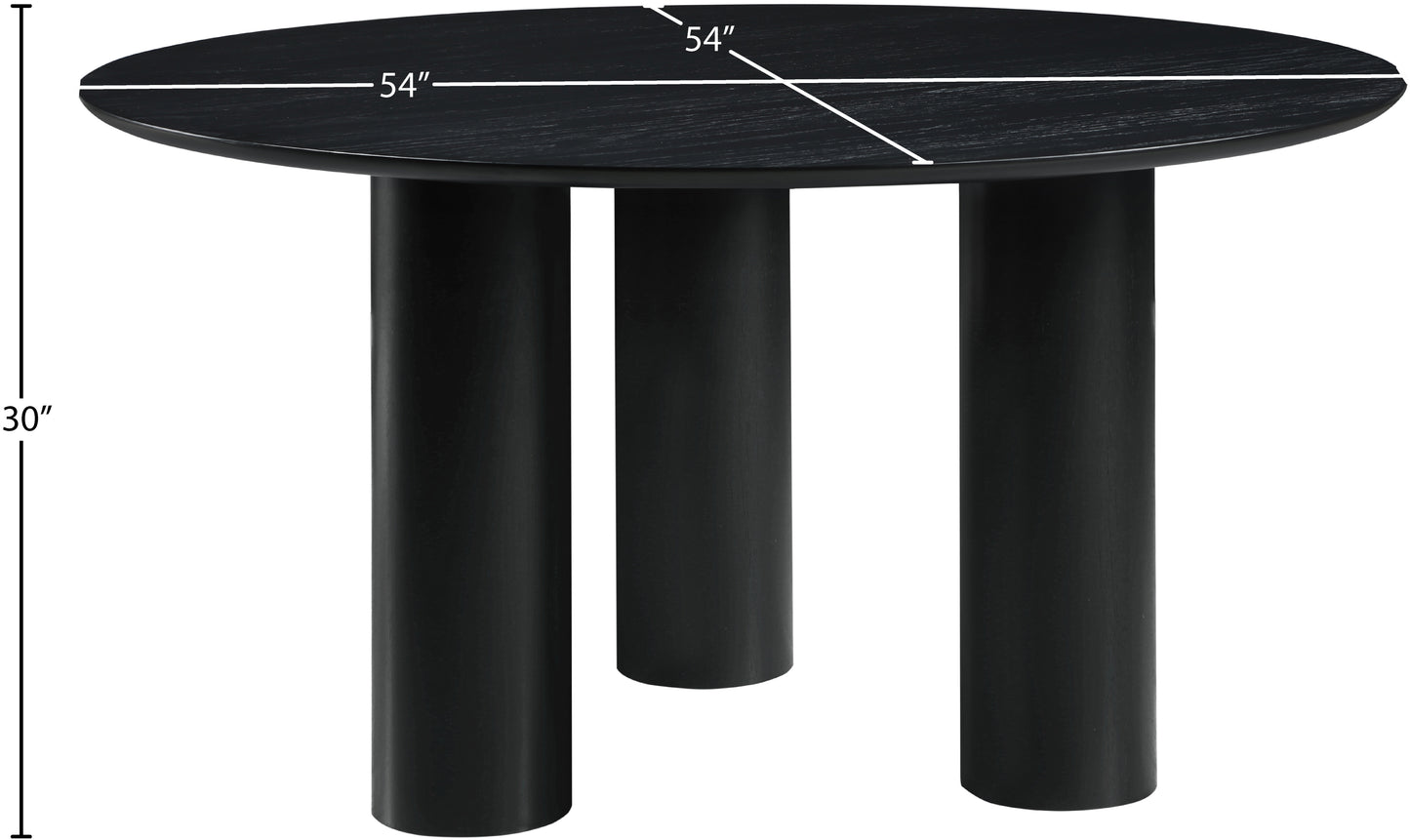 parker black dining table