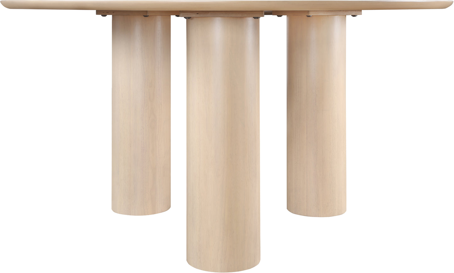 parker natural dining table