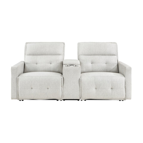 Cotterill (3)Power Double Reclining Love Seat with Center Console and Power Headrests