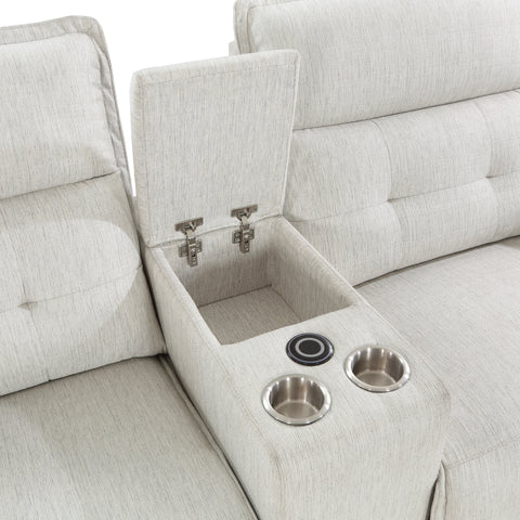 Cotterill (6)6-Piece Modular Power Reclining Sectional with Power Headrests