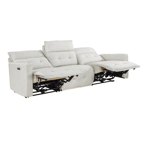 Cotterill (3)Power Double Reclining Sofa with Power Headrests