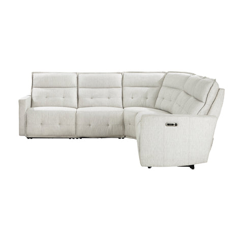 Cotterill (5)5-Piece Modular Power Reclining Sectional with Power Headrests