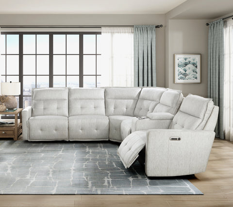 Cotterill (6)6-Piece Modular Power Reclining Sectional with Power Headrests