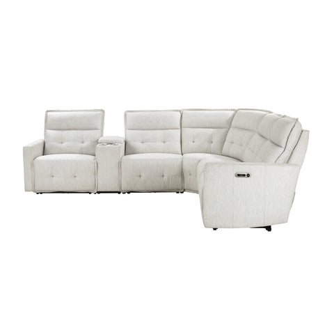 Cotterill (6)6-Piece Modular Power Reclining Sectional with Power Headrests