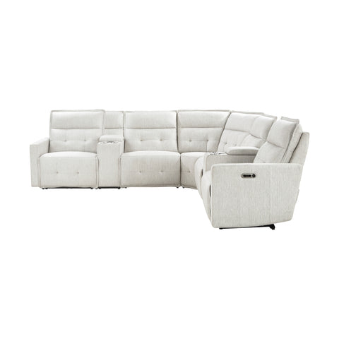 Cotterill (7)7-Piece Modular Power Reclining Sectional with Power Headrests