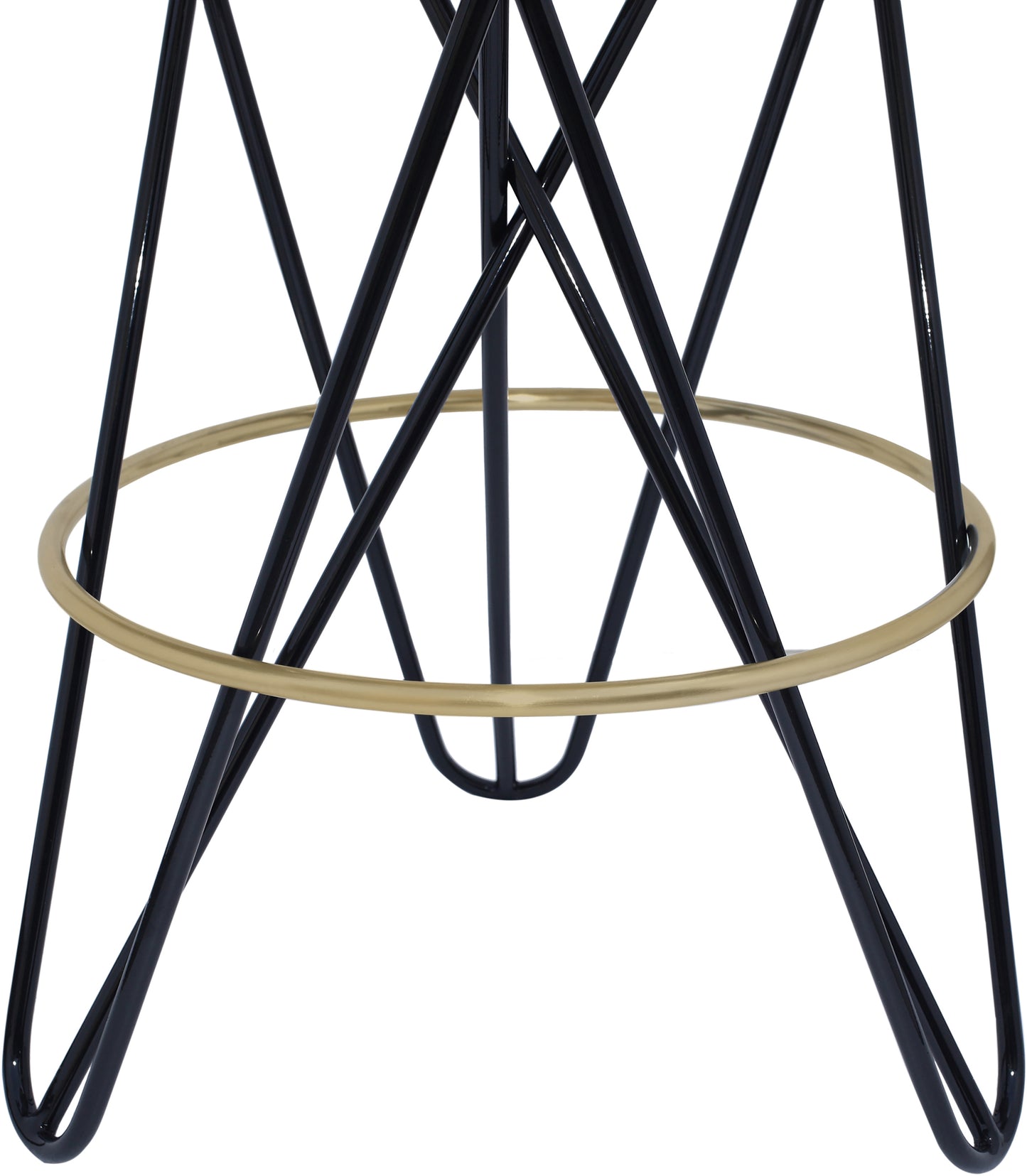 turin black iron counter stool black